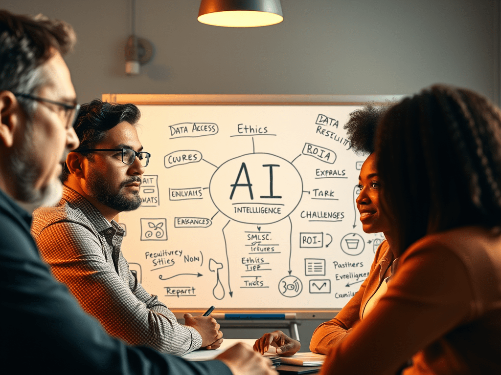 SME and mid-market company leaders facing the challenges of Artificial&nbsp;Intelligence